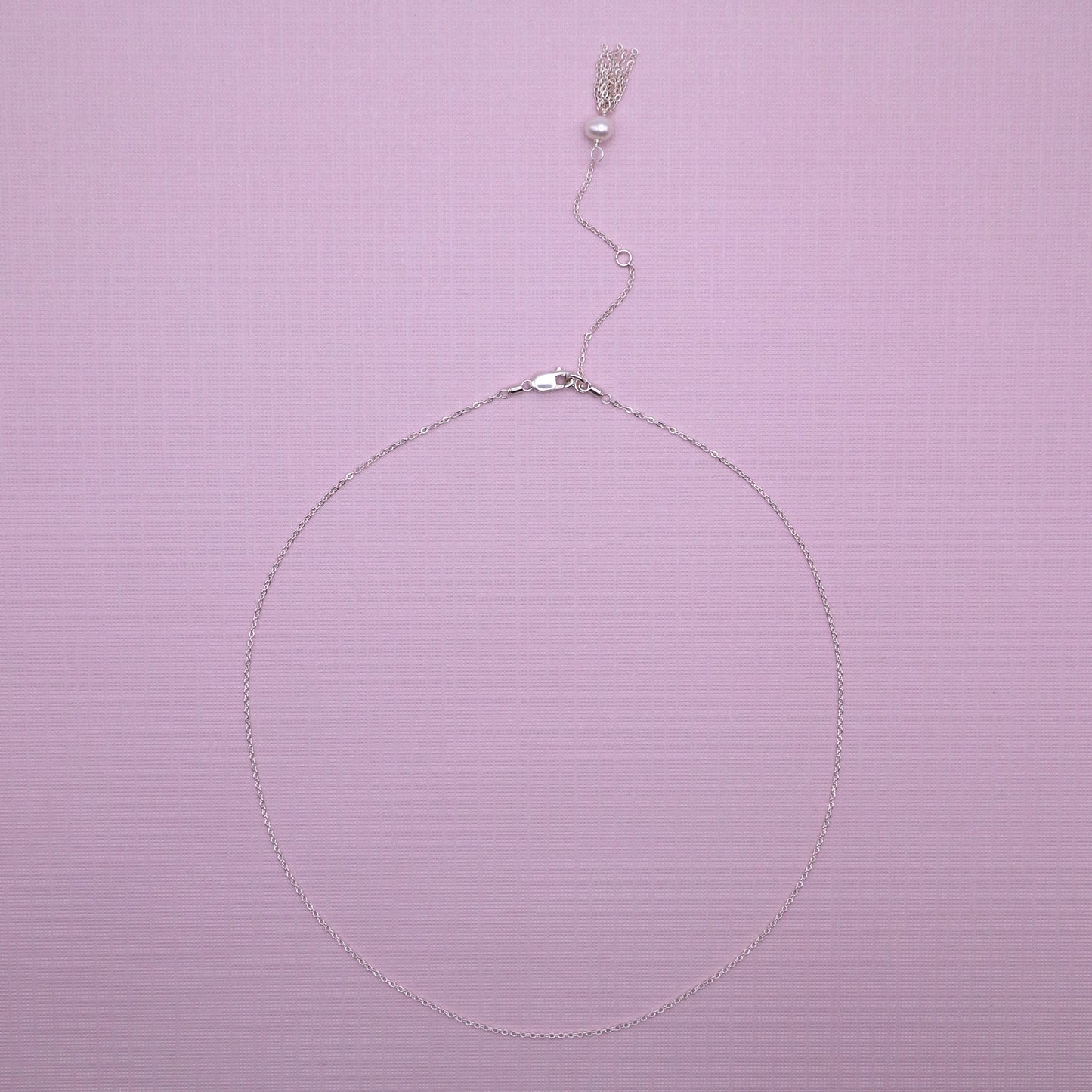 TASSEL NECKLACE - SILVER