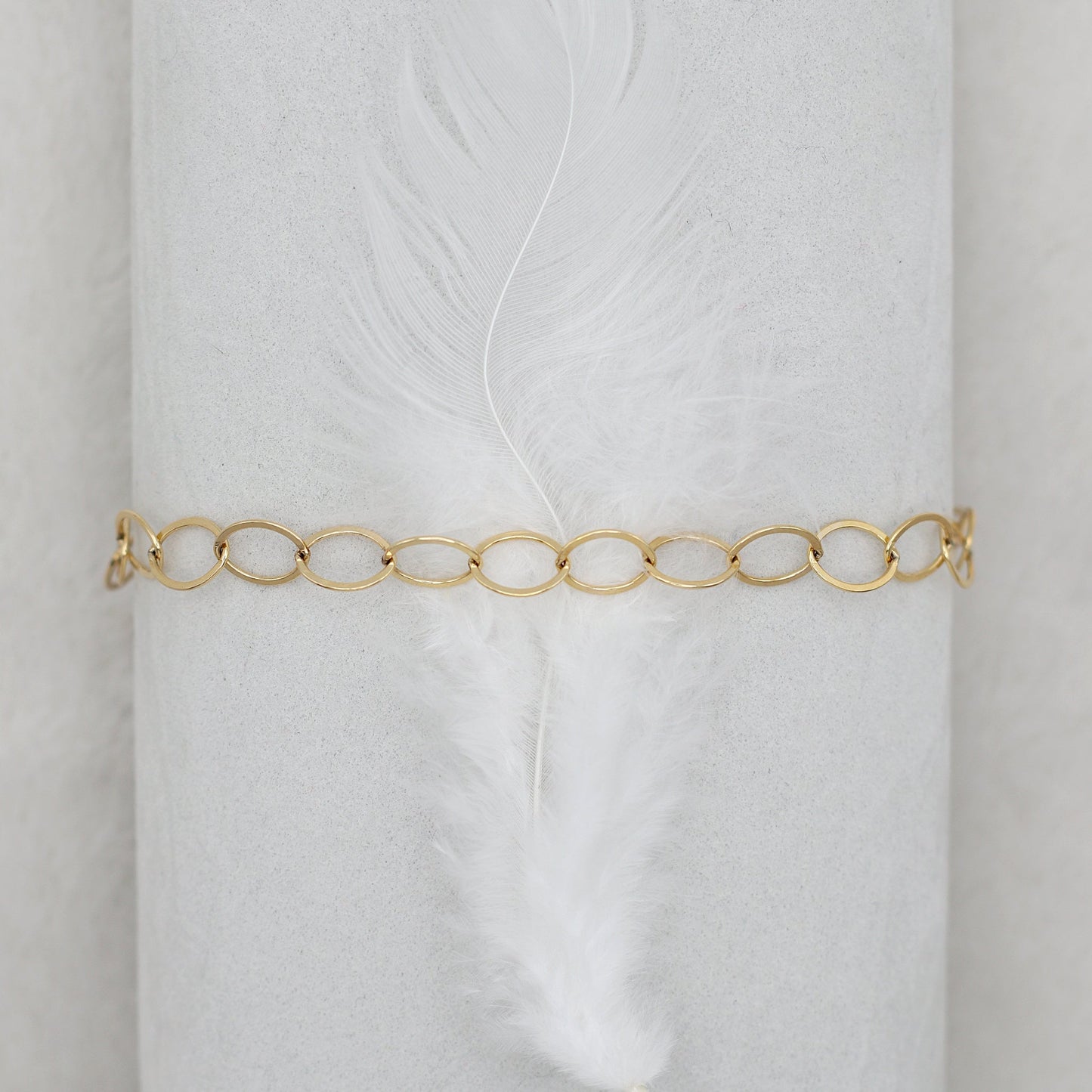 GRAND CABLE CHAIN BRACELET - GOLD