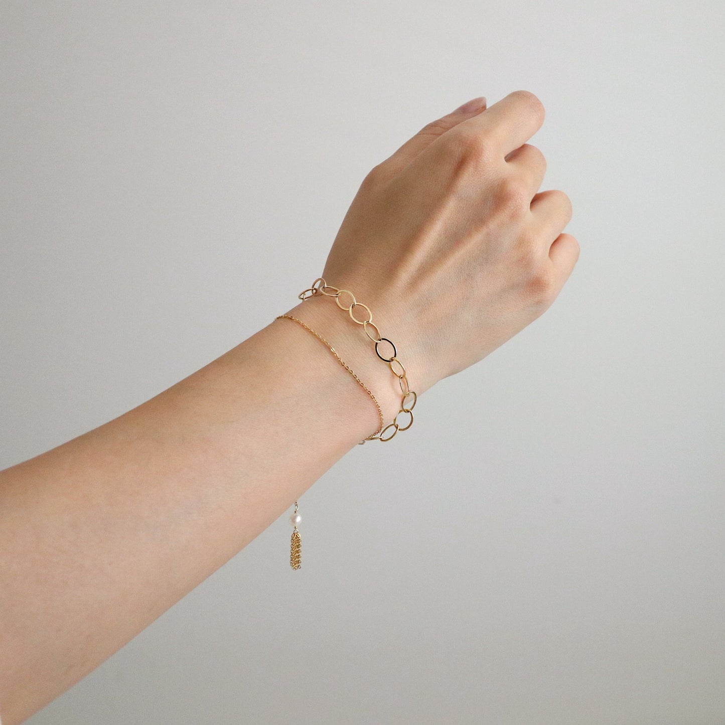 GRAND CABLE CHAIN BRACELET - GOLD