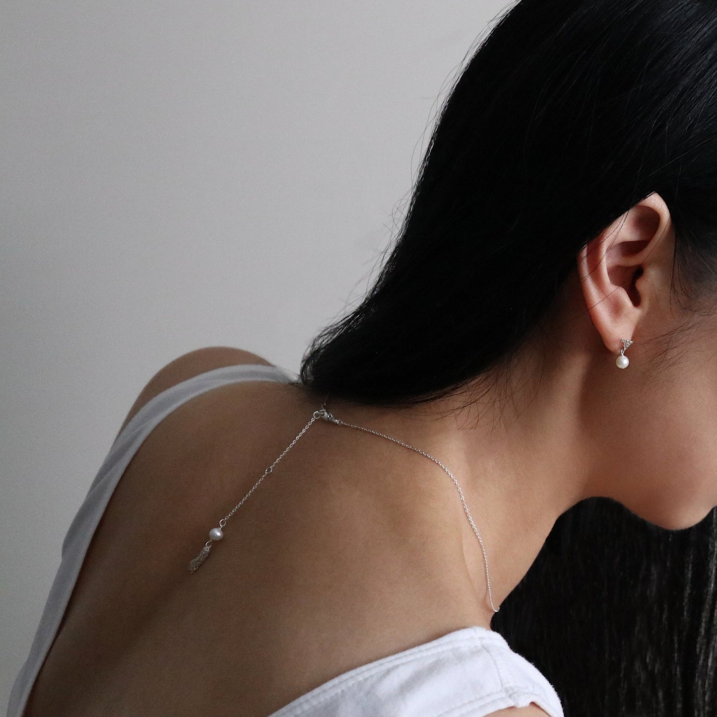 MINI BIRDIE STUD EARRINGS - SILVER