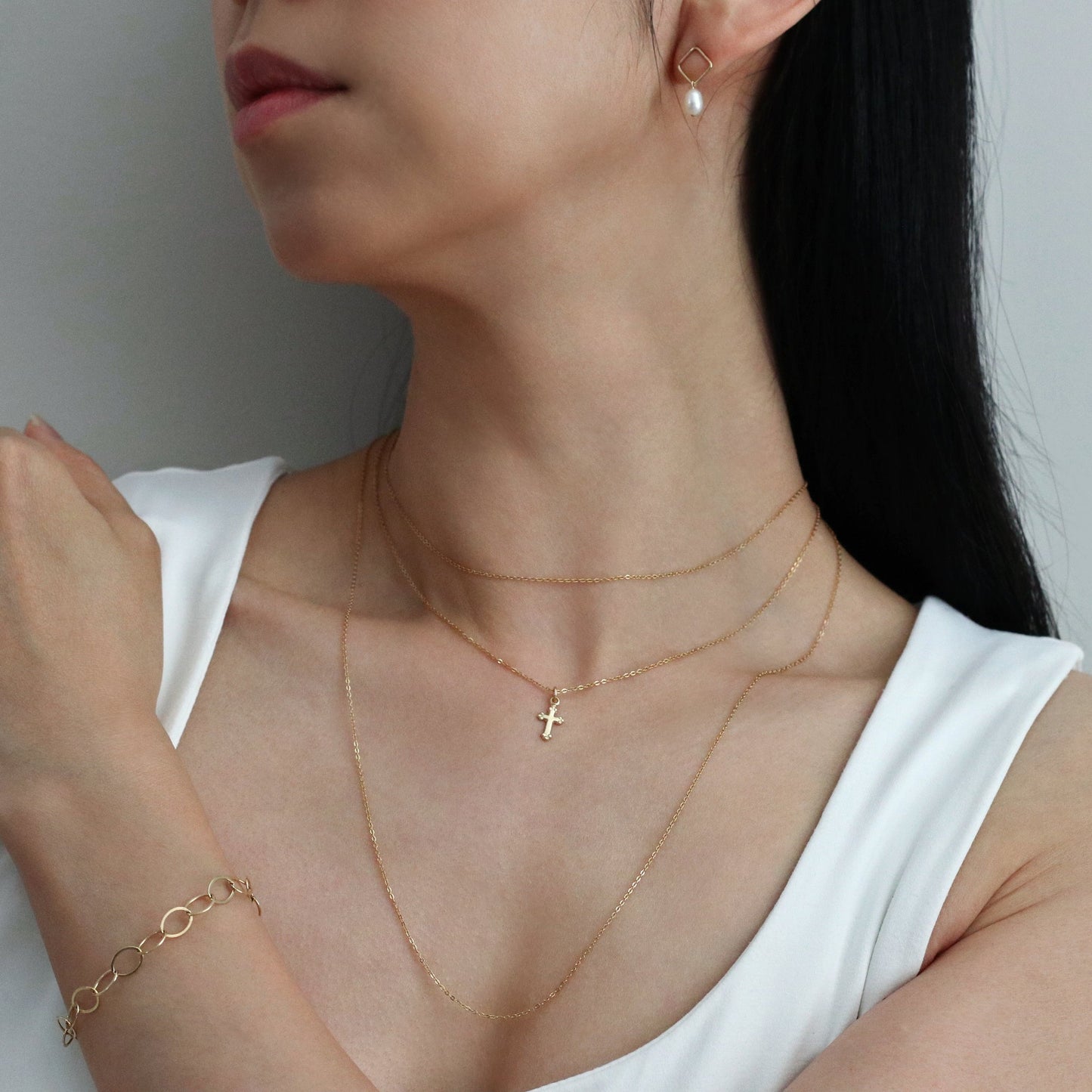 GRAND CABLE CHAIN BRACELET - GOLD
