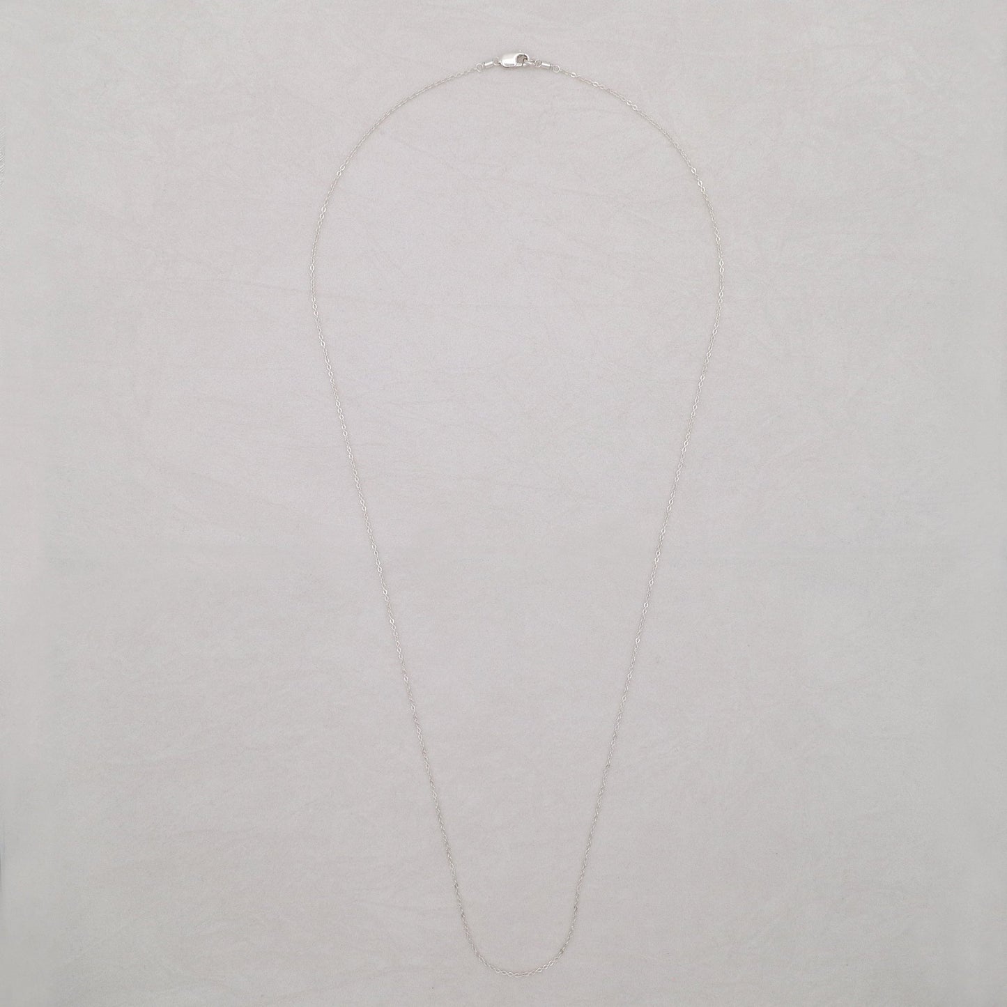 FEATHERWEIGHT LONG NECKLACE - SILVER
