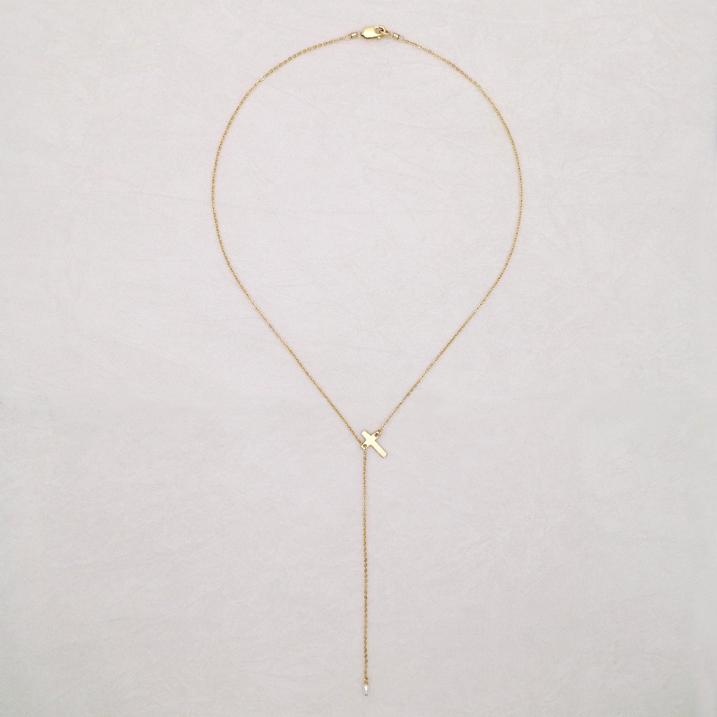 MINI CROSS JEWELRY SET - GOLD