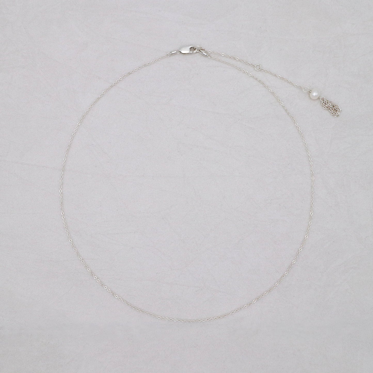 TASSEL NECKLACE - SILVER
